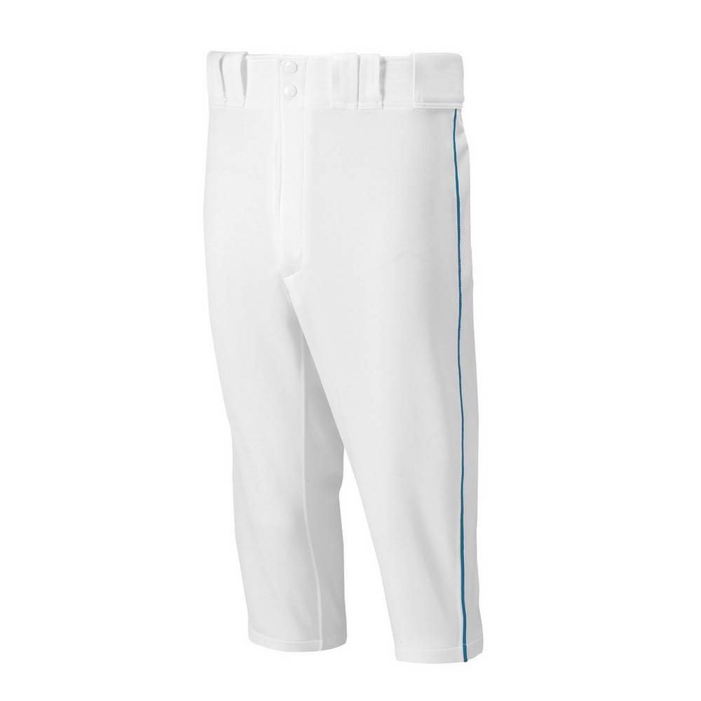 Panske Tepláky Mizuno Premier Short Piped Baseball Biele/Námornícka Modrá Vypredaj WNXM73680